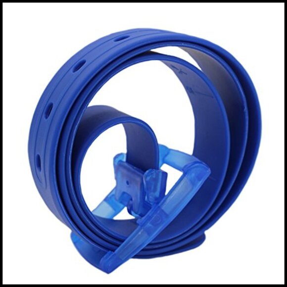 Adjustable Rubber Silicone Belt with Plastic Buckle main image 7
